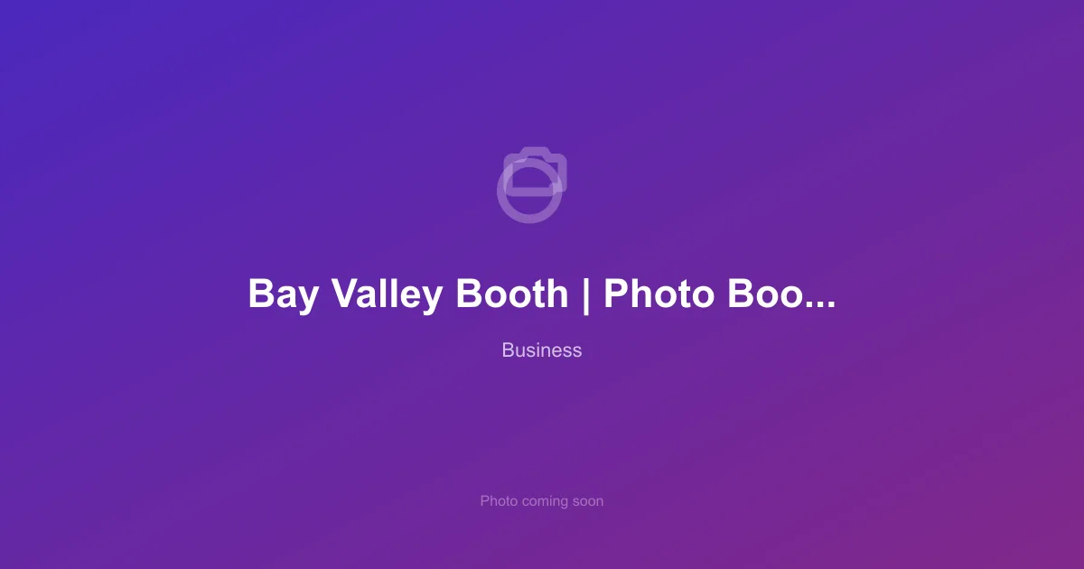 Bay Valley Booth | Photo Booth Rental Bay Area