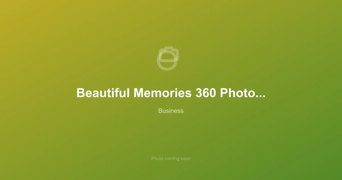 Beautiful Memories 360 Photo/Video Booth Rental