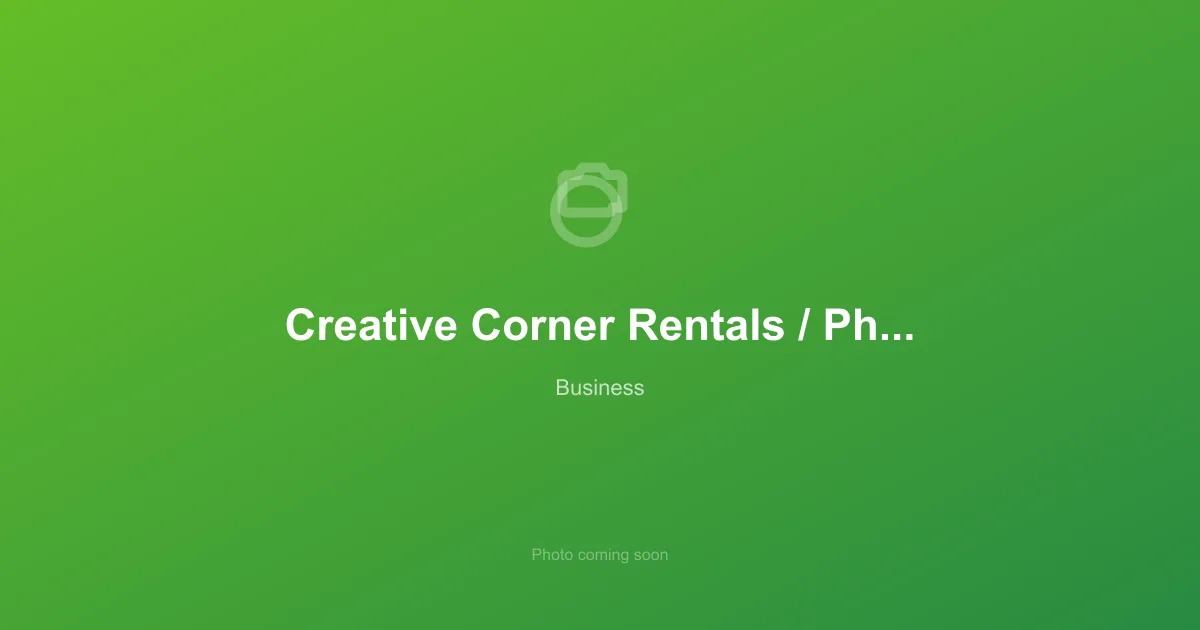 Creative Corner Rentals / Photo Booth Rental