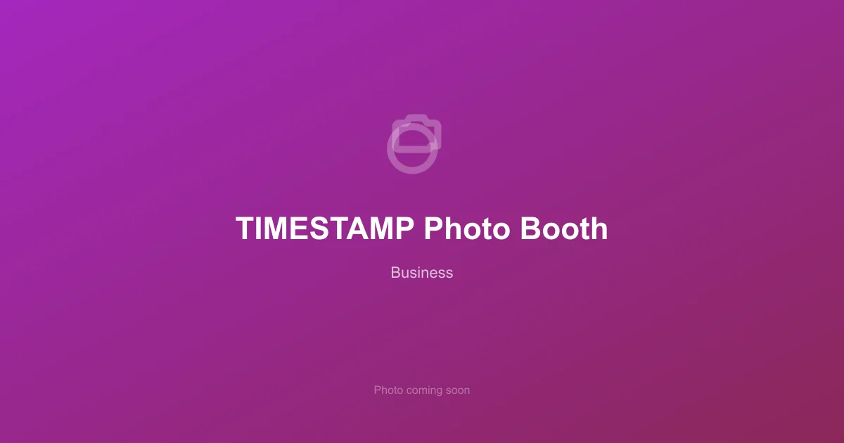 TIMESTAMP Photo Booth